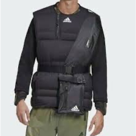 Adidas Black Puffer Vest - Picture 4 of 4